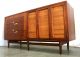 Mid Century Credenza Wall Unit Cabinet Danish Dining Walnut Buffet Nelson Eames Post-1950 photo 10
