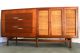 Mid Century Credenza Wall Unit Cabinet Danish Dining Walnut Buffet Nelson Eames Post-1950 photo 1
