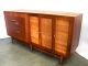 Mid Century Credenza Wall Unit Cabinet Danish Dining Walnut Buffet Nelson Eames Post-1950 photo 4