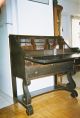 American Empire Black Walnut Slant - Front Desk.  Treasure Awaits Restoration. 1800-1899 photo 2