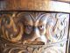 Vintage Hand Carved Tiger Oak Wood Desk With Lion Claw Feet. . .  Early 1900 ' S 1900-1950 photo 2
