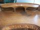 Vintage Hand Carved Tiger Oak Wood Desk With Lion Claw Feet. . .  Early 1900 ' S 1900-1950 photo 6