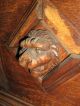 Heavily Hand Carved Wooden Sideboard Antique Furniture 8 ' L.  A,  Calif.  Pick - Up 1800-1899 photo 1