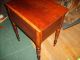 Antique Cherry 2 Drawer Stand Or Table With A 1 Board Top 1800-1899 photo 2