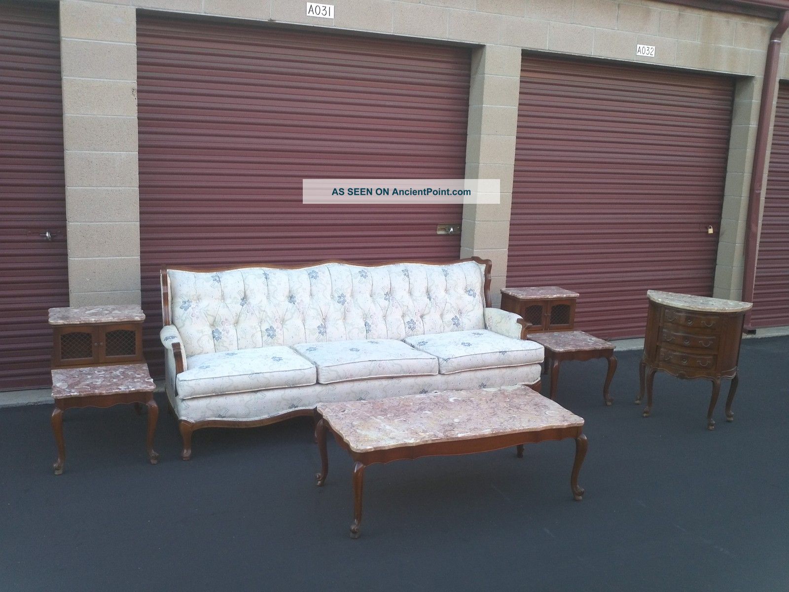 Southern Furniture Co.  Formal Living Room Sofa And Side Tables Unknown photo