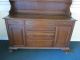 Vintage Open Shelf Hutch China Cabinet Cherry Or Maple Post-1950 photo 3