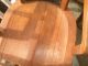 6 Antique Oak Marble Chair Company Jury Chairs Horsehair Straw Stuffing 1899 1800-1899 photo 3