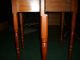 Antique Cherry Small Table With Drop Leaf And 5 Legs/gate Leg/swing Leg 1800-1899 photo 1