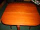 Antique Cherry Small Table With Drop Leaf And 5 Legs/gate Leg/swing Leg 1800-1899 photo 2