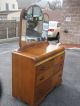 Gorgeous Art Deco Vanity Dresser With Etched Mirror 1900-1950 photo 7