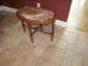 French Country Marble Top Side Table 1900-1950 photo 4