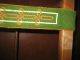 Luggage Rack Wood Folding Vintage Antique Enbroiderded 3 Straps Green Gold White Unknown photo 4