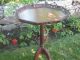 Antique 1940 ' S Solid Mahogany Pie Crust Table/table. Other photo 2