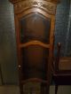 Antique Curio Cabinet With Light And Glass Shelves Post-1950 photo 4