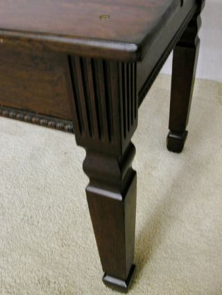 Antique - Vintage - Retro - 1930 ' S Solid Wood Post Office Table - photo