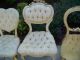 1 Of 5 Vintage French Provincial Dining Chairs,  Shabby,  Michigan,  Your Choice Post-1950 photo 4