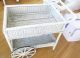 Adorable Shabby Chic White Wicker Tea Cart Other photo 2