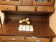 Antique Primative Oak Hutch/china Cabinet/dining Room Furniture 1900-1950 photo 4