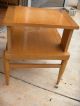 Lane Signed End Table 1955 Style Number 197 Danish Mid - Century Blonde Wood Post-1950 photo 2