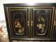 Sideboard Cabinet/ Buffet 100% Wood Black Col.  & Colorful Chinese Ornaments Unknown photo 1