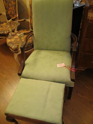Great Looking Arm Chair With Footstool photo