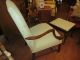 Great Looking Arm Chair With Footstool Post-1950 photo 7