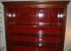 Antique Pine Cabinet W/ Red Painted Shelves Cupboard 1900-1950 photo 2