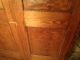 Antique Pine Cabinet W/ Red Painted Shelves Cupboard 1900-1950 photo 5