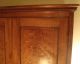 Antique Pine Cabinet W/ Red Painted Shelves Cupboard 1900-1950 photo 7