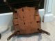 Vintage Antique Hand Carved Rosewood Cabriole Leg Needlepoint Footstool Unknown photo 3