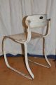 Ironrite 1938.  Painted White Steel And Plywood,  Health Chair Herman H.  Sperlich Post-1950 photo 2