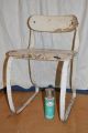 Ironrite 1938.  Painted White Steel And Plywood,  Health Chair Herman H.  Sperlich Post-1950 photo 3