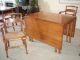 Maple Dining Set With Caned Chairs 1900-1950 photo 1