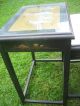 Gorgeous Antique Set Of Four Asian Nesting Tables Black Mahogany Other photo 5
