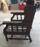 Solid Oak Arts & Crafts Oversize Chair Wing Back Mission Morris Stickley 1900-1950 photo 2