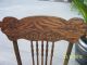 Vintage Elegantly Carved Solid Wooden Rocking Chair 1900-1950 photo 2