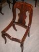 Mahogany American Empire Side Chair W Crotch Mahogany Back 1800-1899 photo 7