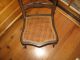 Vintage Child ' S Fancy Chair With Faded Flower Design On Back Stretchers 1800-1899 photo 2