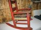 Antique Childs Rocking Chair,  Good Cond.  For The Age,  Paint 1800-1899 photo 1
