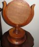 Vintage Walnut Colonial Dresser Top Shaving Mirror With Drawer 1900-1950 photo 2