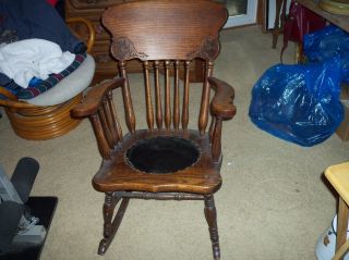 Antique Rocker Rocking Chair 1800 ' S photo