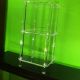 Vintage Lucite Hollywood Regency 3 Level Table Stand Art Deco Modern Mid Century Post-1950 photo 2