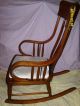Antique Oak Rocking Chair 1900-1950 photo 3