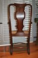 Antique W.  K.  Cowan Co.  Chicago Mahogany Queen Anne Style Dining Armchair 1900-1950 photo 2