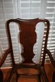 Antique W.  K.  Cowan Co.  Chicago Mahogany Queen Anne Style Dining Armchair 1900-1950 photo 7
