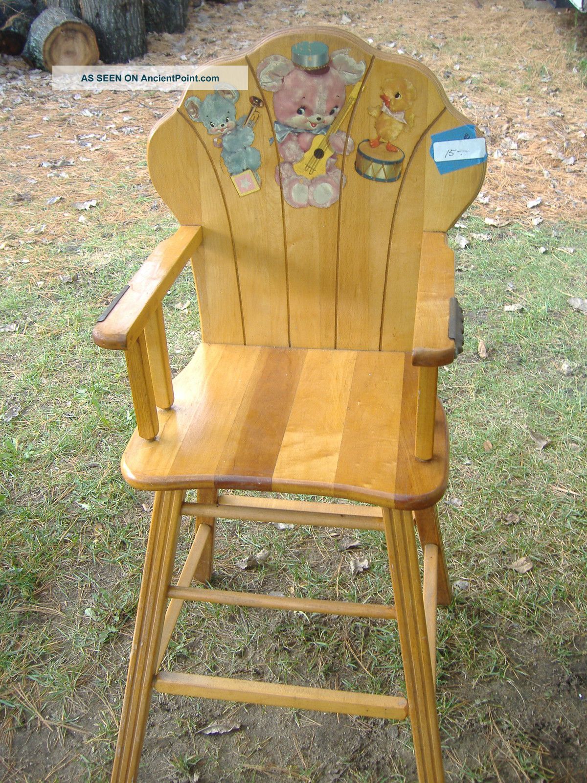 Antique High Chair,  1950 ' S 1900-1950 photo