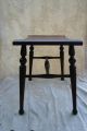 Fabulous Windsor Or William And Mary Bench / Stool Early Unknown photo 3