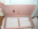 Vintage Shabby Lap Writing Desk Or Tv Tray - Chic Pink,  Tilting Serving Tray Unknown photo 5