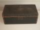 Early Antique Leather Document Trunk 1800-1899 photo 4