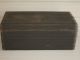 Early Antique Leather Document Trunk 1800-1899 photo 7